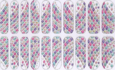 Lootkabazaar Adhesive Long Lasting Stickers For Women NAS001(White)