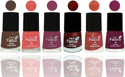 FABIA 6pcs (6ml each) Glossy Shine Nail Polish Premium Collection for Wedding, Party, Collage Girls 09 Everglade-Light Peach-Dark Cherry Blossom-Brick Red-Dark Peach-Cherry Blossom(Pack of 6)
FABIA 6pcs (6ml each) Glossy Shine Nail Polish Premium Collection for Wedding, Party, Collage Girls 09 Everglade-Light Peach-Dark Cherry Blossom-Brick Red-Dark Peach-Cherry Blossom(Pack of 6)