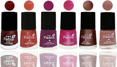 FABIA 6pcs (6ml each) Glossy Shine Nail Polish Premium Collection for Wedding, Party, Collage Girls 171 Brick Red-Dark Peach-Shock Pink-Pink-Light Coffee-Nude(Pack of 6)
FABIA 6pcs (6ml each) Glossy Shine Nail Polish Premium Collection for Wedding, Party, Collage Girls 171 Brick Red-Dark Peach-Shock Pink-Pink-Light Coffee-Nude(Pack of 6)