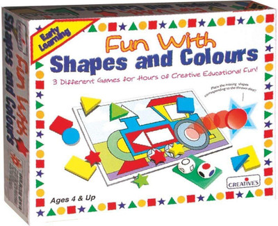 Creatives Fun with Shapes and colours(70 Pieces)