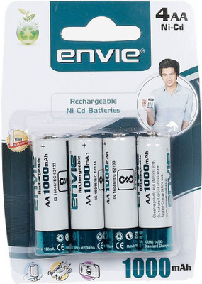 Envie AA 1000 Ni-CD Rechargeable Ni-Cd Battery
