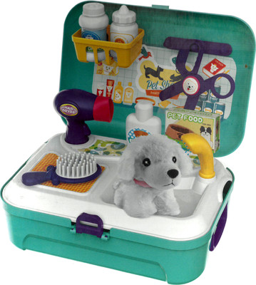 KRIVAN Kids Bring Along Pet store Suitcase Toy Set , Pet toy set sp. for little kids toy set - 16 Pieces
KRIVAN Kids Bring Along Pet store Suitcase Toy Set , Pet toy set sp. for little kids toy set - 16 Pieces