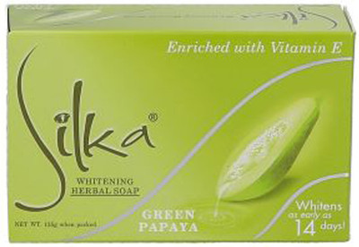 Silka Whitening Herbal Green Papaya Soap 135g(135 g)