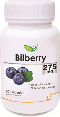 Biotrex Nutraceuticals Bilberry Extract - 275mg (60 Capsules)(275 mg)
