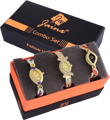 JAINX JXT811 Multi Color Dial Triple Combo Watch - For Women 
JAINX JXT811 Multi Color Dial Triple Combo Watch - For Women
