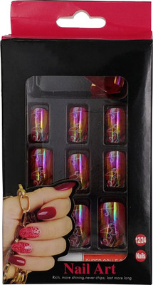 One Personal Care Leaf Inspired Chrome Finish Square Oval Tip Enhancement with Nail Glue UBB010-23 Orange, Purple, Blue(Pack of 12)
One Personal Care Leaf Inspired Chrome Finish Square Oval Tip Enhancement with Nail Glue UBB010-23 Orange, Purple, Blue(Pack of 12)