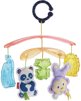 Fisher-Price On-The-Go Stroller Mobile Rattle(Multicolor)