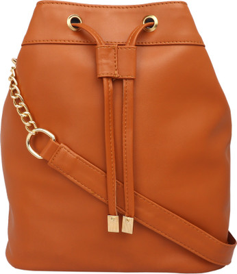 Lychee Bags LB101BG Sling Bag(Brown, 10 L)