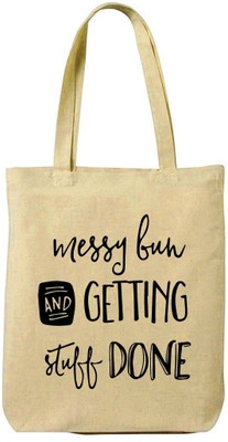 Hamee Messy Bun Multipurpose Bag(Beige, 15 L)