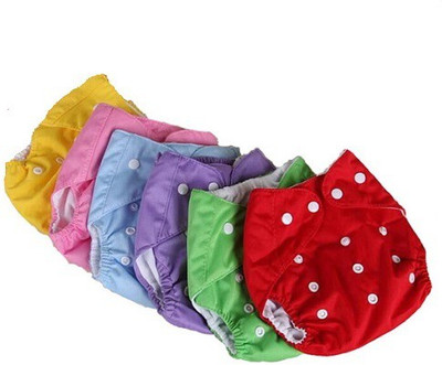 Chinmay Kids Quirk Reusable Baby Washable Cloth Diaper - New Born(6 Pieces)