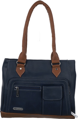 FD Fashion Messenger Bag(Blue, Brown)