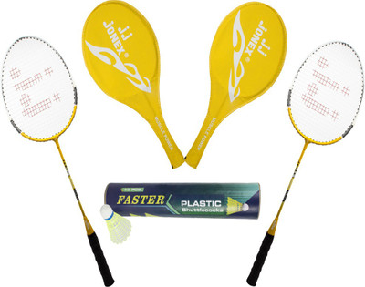 Jonex Quality Muscle Power Badminton Rackets with Shuttlecock (10pcs) Badminton Kit
