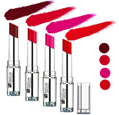 Forsure Romantic Red,Wine,Ruby Red,Rose Pink Silky & Soft Touch VELVET MATTE LIPSTICK(Romantic Red,Wine,Ruby Red,Rose Pink, 16 g)
Forsure Romantic Red,Wine,Ruby Red,Rose Pink Silky & Soft Touch VELVET MATTE LIPSTICK(Romantic Red,Wine,Ruby Red,Rose Pink, 16 g)