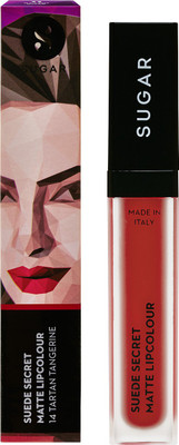 Sugar SUEDE SECRET MATTE LIPCOLOUR((Orange With Hints Of Red))