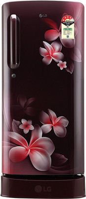 LG 190 L Direct Cool Single Door 4 Star Refrigerator with Base Drawer(Scarlet Plumeria, GL-D201ASPX)
LG 190 L Direct Cool Single Door 4 Star Refrigerator with Base Drawer(Scarlet Plumeria, GL-D201ASPX)