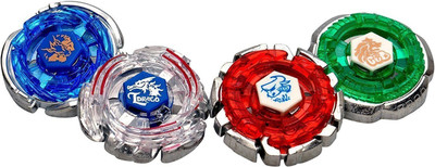 KT BROTHERS KT 4D system 4pcs beyblade metal master fury Toys(Multicolor)