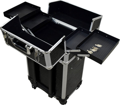 Pride Star Professional Rolling Case to store makeup products and makeup equipments Vanity Box(Black)
Pride Star Professional Rolling Case to store makeup products and makeup equipments Vanity Box(Black)