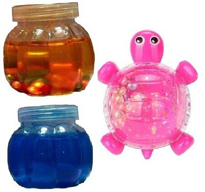 S2KCrafts S2KC-1920 Jelly Jar & Tortoise Clay (Pack of 3) Art Clay(1.5 g)