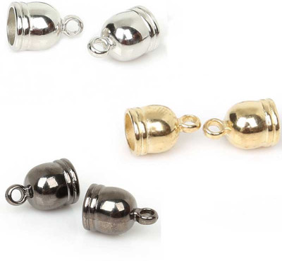 mrithi 3 Colours - Cord End Caps Clasps Bead Caps - 30 Nos (10 Each) - 7 x 11mm
mrithi 3 Colours - Cord End Caps Clasps Bead Caps - 30 Nos (10 Each) - 7 x 11mm