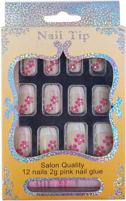One Personal Care Flower Print Diamond Studded Salon Quality (Nail Glue Inclusive) UBB168-06 Pink, Cream, White(Pack of 12)
One Personal Care Flower Print Diamond Studded Salon Quality (Nail Glue Inclusive) UBB168-06 Pink, Cream, White(Pack of 12)