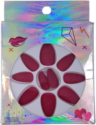 One Personal Care Premium False Nails | Matte Finish UBB173-0 Purplish Maroon(Pack of 12)
One Personal Care Premium False Nails | Matte Finish UBB173-0 Purplish Maroon(Pack of 12)