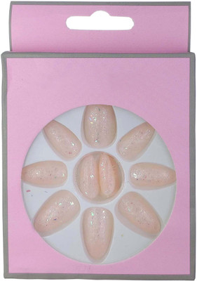 One Personal Care Artificial nails with Studded Rhinestone Flakes UBB171-02 Peach(Pack of 10)
One Personal Care Artificial nails with Studded Rhinestone Flakes UBB171-02 Peach(Pack of 10)