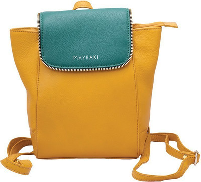 MAYRAKI Malibu : Yellow BAGPACK (Genuine Leather) 2 L Backpack(Yellow, Green), Green;yellow
MAYRAKI Malibu : Yellow BAGPACK (Genuine Leather) 2 L Backpack(Yellow, Green), Green;yellow