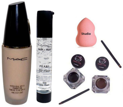 studio Sponge Puff With mac Hyper Real Foundation And Prep+prime Pearl Gel Primer,Hello Kitty Two Eyeliner(Set of 4)
studio Sponge Puff With mac Hyper Real Foundation And Prep+prime Pearl Gel Primer,Hello Kitty Two Eyeliner(Set of 4)