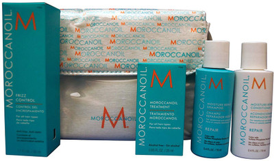 Moroccanoil Travel Kit - Treatment 25ml, Moisture Repair Shampoo 70ml, Moisture Repair Conditioner 70ml and Frizz Control 50ml(Set of 1)
Moroccanoil Travel Kit - Treatment 25ml, Moisture Repair Shampoo 70ml, Moisture Repair Conditioner 70ml and Frizz Control 50ml(Set of 1)