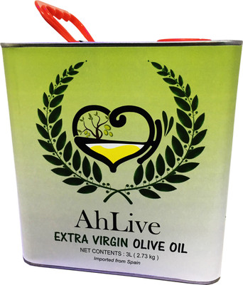 ahlive EXtra Virgin Olive Oil Tin(3 L)
