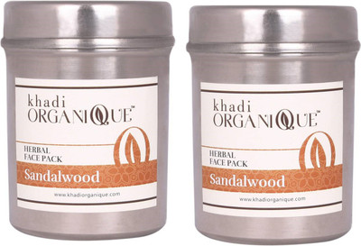 Khadi Organique KhadiOrganique sandalwood face pack - Pack of 2(100 g)
