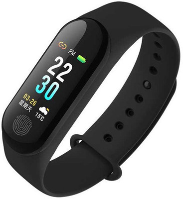 Zciao Smart band Waterproof Heart rate Smart Wristband Fitness band Fitness Band(Black)