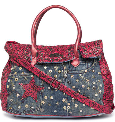 Satchel Bags Shoulder Bag(Red, Blue), Blue;red