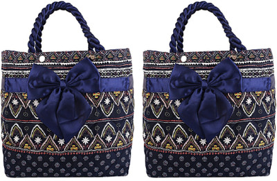 kuber industries Hand-held Bag(Blue)