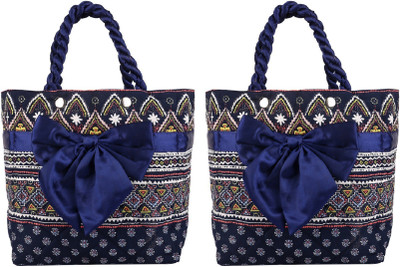 kuber industries Hand-held Bag(Blue)
