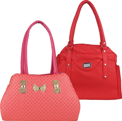 Element Cart Shoulder Bag(Pink, Red)