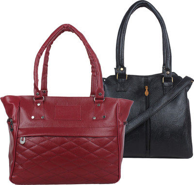 Element Cart Shoulder Bag(Maroon, Black), Black;maroon