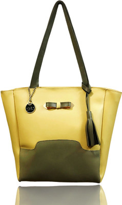Lady bar Hand-held Bag(Yellow)
