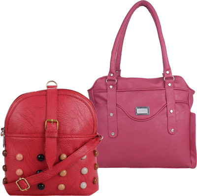 Element Cart Shoulder Bag(Pink, Red)