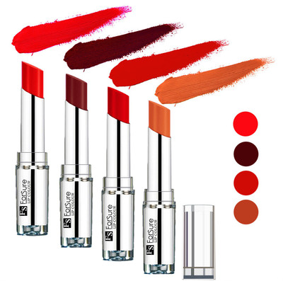 Forsure Nude,Romantic Red,Orange,Wine Silky & Soft Touch VELVET MATTE LIPSTICK(Nude,Romantic Red,Orange,Wine, 16 g)
Forsure Nude,Romantic Red,Orange,Wine Silky & Soft Touch VELVET MATTE LIPSTICK(Nude,Romantic Red,Orange,Wine, 16 g)