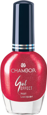 Chambor Gel Effect Nail Lacquer Red 605