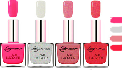 Lady Fashion Extra Shine Extra Long Stay Chip Resistant Nail Polish Pink,Grey,Mauve,Pink(Pack of 4)
Lady Fashion Extra Shine Extra Long Stay Chip Resistant Nail Polish Pink,Grey,Mauve,Pink(Pack of 4)