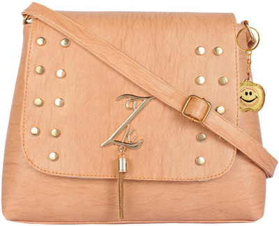 Beets Collection Women Evening/Party Beige PU Sling Bag