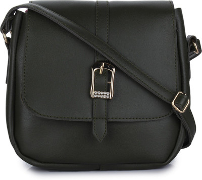 Vogue Street Women Casual, Formal Black PU Sling Bag