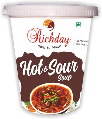 RICHDAY Cup Hot N Sour Soup -Pack of 6 (18 Gm Each)(108 g)