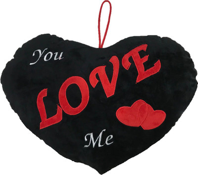 CREATIVEVILLA CUTE VALENTINE BLACK YOU LOVE ME HEART STUFFED PLUSH PILLOW SOFT TOY - CVST0410 - 37 cm(Multicolor)
CREATIVEVILLA CUTE VALENTINE BLACK YOU LOVE ME HEART STUFFED PLUSH PILLOW SOFT TOY - CVST0410 - 37 cm(Multicolor)