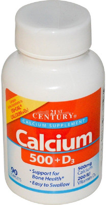 21st Century 21st Century, Calcium 500 + D3,(90 No)