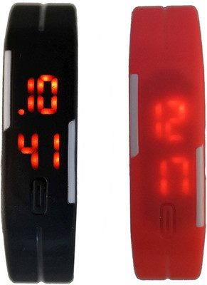 Kitcone led-slim-003-004 Bracelet Led Watch - For Men & Women