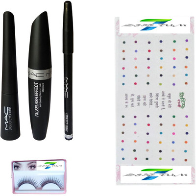 SIRF TUM 7 SIRF TUM 7EYELASHES ,BINDI,,MAC FALSELASH EFFECT 3 IN 1 EYELINER SET ( 5 )(Set of 5)
SIRF TUM 7 SIRF TUM 7EYELASHES ,BINDI,,MAC FALSELASH EFFECT 3 IN 1 EYELINER SET ( 5 )(Set of 5)