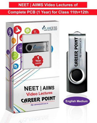 Career Point Kota Video Lectures for NEET & AIIMS | PCB (11th+12th) | Validity 1 Yr | Medium : English Language(Pen Drive)
Career Point Kota Video Lectures for NEET & AIIMS | PCB (11th+12th) | Validity 1 Yr | Medium : English Language(Pen Drive)